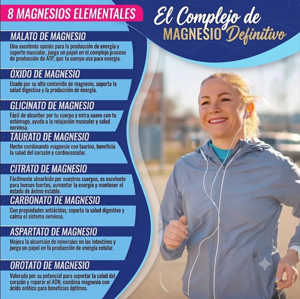 MAGNESIO COMPLEX 8 ELEMENTOS 90 CÁPSULAS