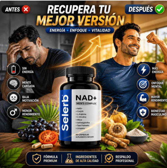 SELERB NAD+ RESVERATROL 60 CÁPSULAS